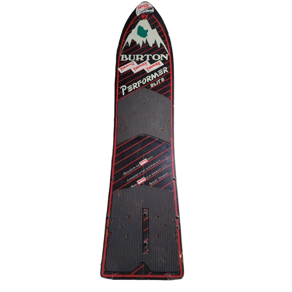 Rare Vintage Burton Performer Elite Snowboard 1980’s No Size Tag 55 inches Tall